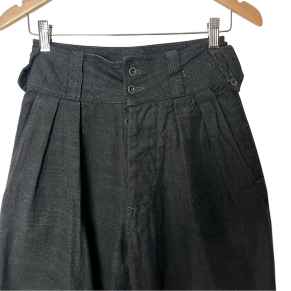 Imogene + Willie Diana Pants Women’s Dark Charcoal High Rise Pleated USA 24 - Picture 5 of 10